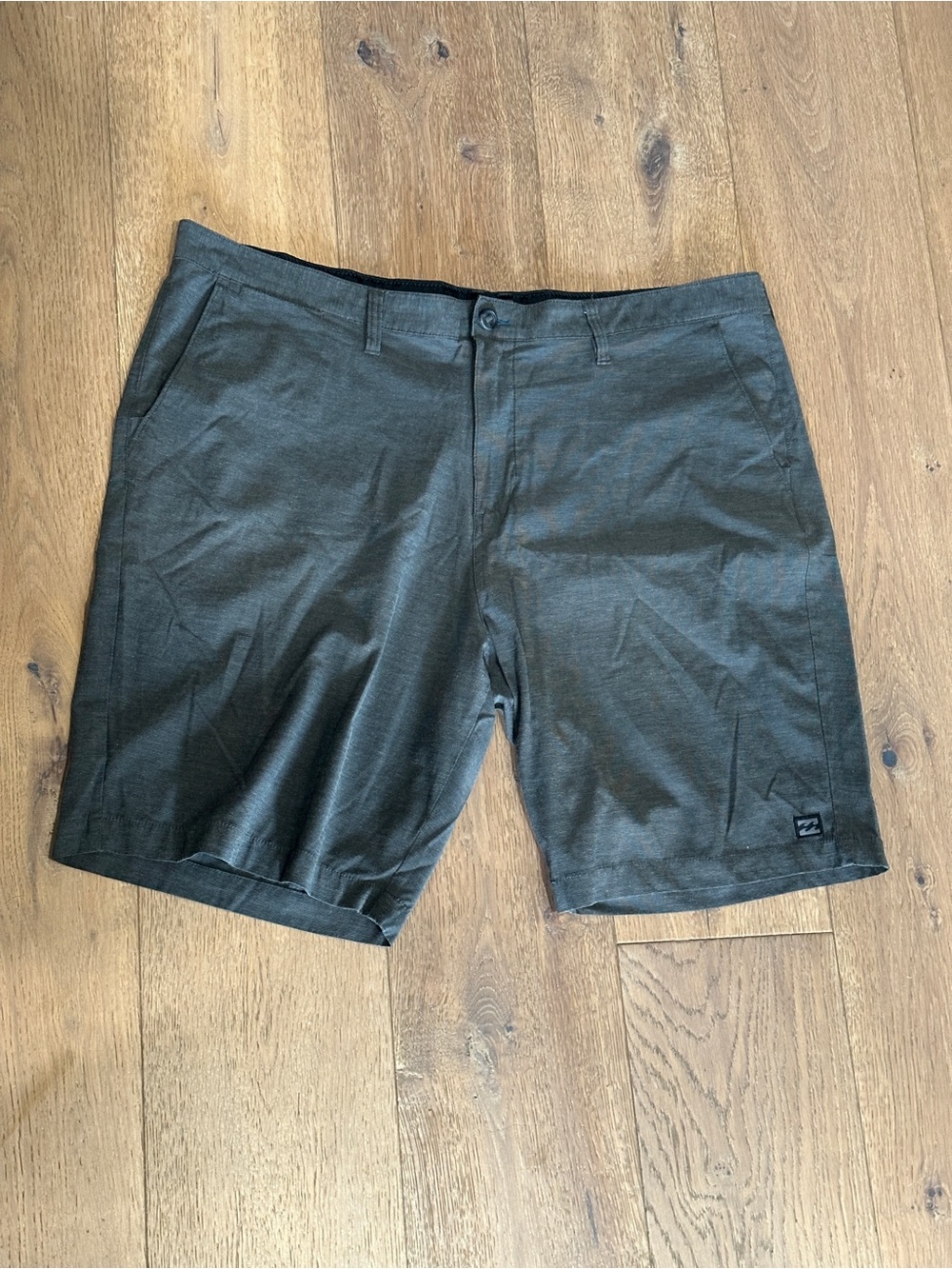 Billabong Men's Charcoal Flat Front Shorts